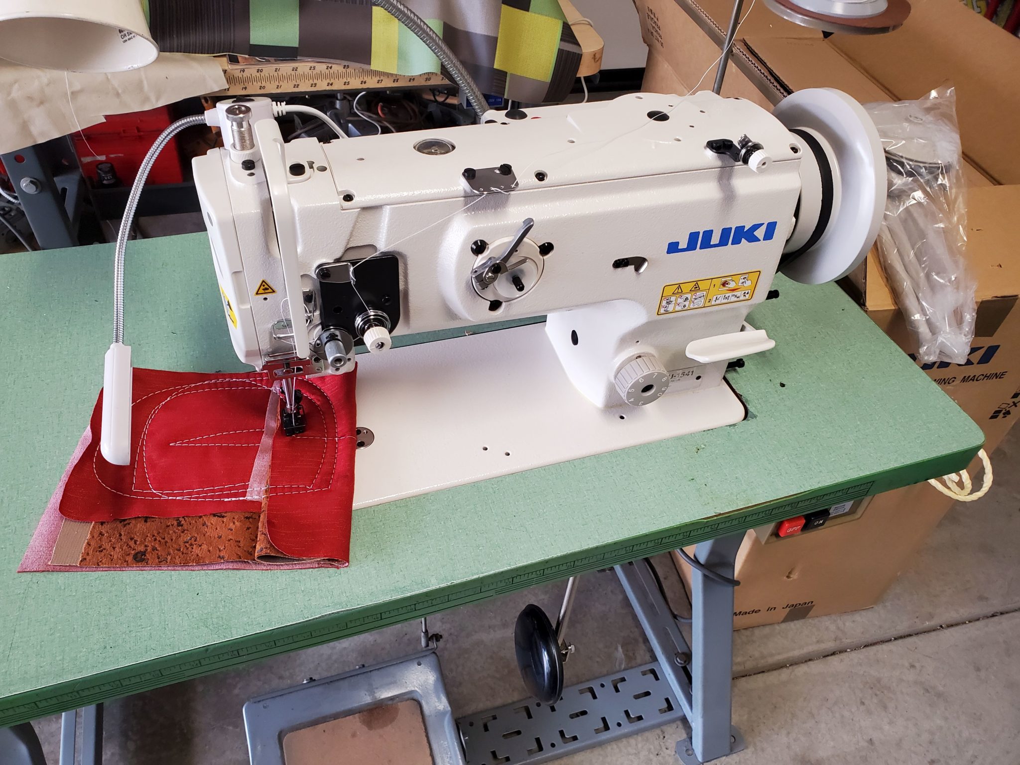 Juki DNU1541 Industrial Walking Foot Sewing Machine, brand new head on